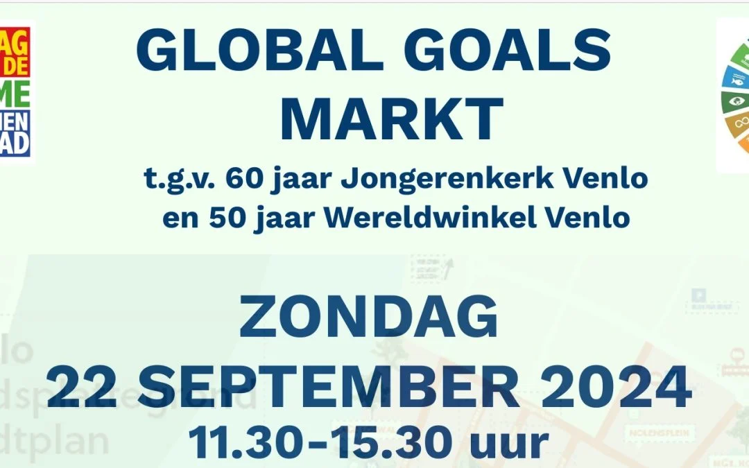 Global Goals Markt op dag van de Duurzame Binnenstad